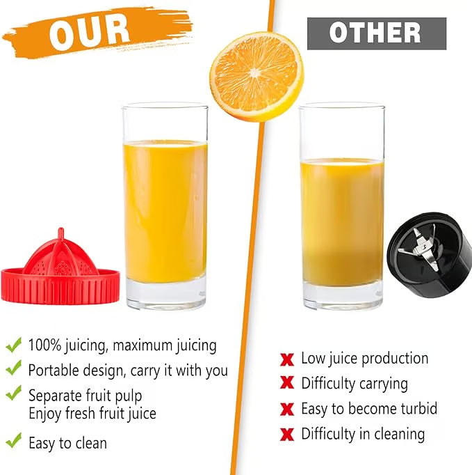Portable Juicer with USB Charging, Automatic Juice Separator🔥